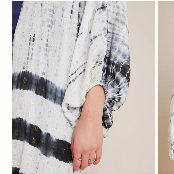 Anthropologie Vada Shimmer Cocoon Kimono - Picture 5 of 8